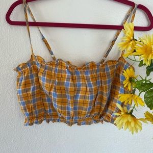 COPY - 100% Linen Forever 21 Crop Top Size S